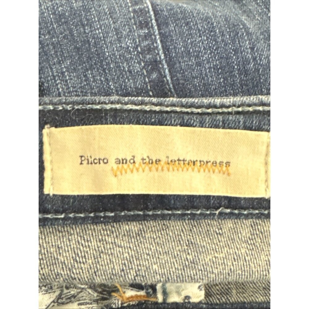 Anthropologie Pilcro and the Letterpress Women's 30 Stet Fit Blue Jeans 33" - Picture 12 of 16
